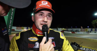 Robbie Kennealy’s Victory Lane interview at All American Speedway